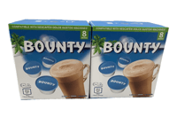 2 x Boxes Bounty Hot Chocolate Pods Dolce Gusto Compatible 16 x 15g NEW