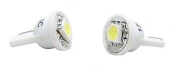 LED-posisjonslys, sokkel W5W, 1-LED (2-pakning) Hvit