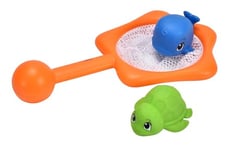 Simba ABC 104010138 Jeu de pêche avec Filet et Deux Stations d'eau 23 cm à partir de 12 Mois