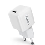 Epico Mini Väggladdare PD 30W GaN med USB-C - Vit