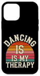 Coque pour iPhone 12 mini Dancing Is My Therapy Expression du danseur |-----