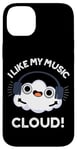 iPhone 14 Plus I Like My Music Cloud Funny Weather Puns Case