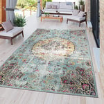 TT Home Tapis Outdoor Moderne Résistant aux Intempéries pour Intérieur Et Extérieur Style Boho en Multicolore, Dimension:120x170 cm