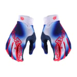 Mtb Air Glove Lucid Blue/Red Troy Lee Designs Mountain Bike Gloves