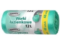 Grosik Sopsäckar För Badrumsavfall 12L 48 Stycken - Zza388200