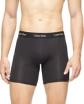 Calvin Klein Men's Ultra Soft Modern Modal Boxer Brief, Black, S