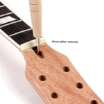 Guitar Neck Guitar Fretboard Smooth 22 Fret 24.5 Inches Adjustable Truss Rod For