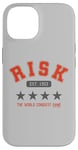 Coque pour iPhone 14 Risk The World Conquest Game Est. 1957 Retro Logo