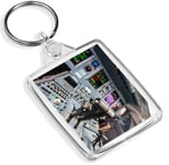 Jumbo Jet Flight Simulator Keyring - IP02 - Cockpit Controls Pilot Gift #16332