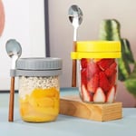 Storage Large Capacity Graduated Jar Light Food Cup Milk Breakfast Glass Jars