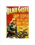 Wee Blue Coo Movie Film Beau Geste Cooper French Foreign Legion Hero Wall Art Print