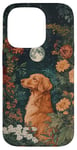 Coque pour iPhone 14 Pro Nova Scotia Toller Moon Flowers Cottagecore Chien Maman