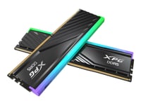 Xpg Lancer Blade Rgb - Ddr5 - Sett - 64 Gb: 2 X 32 Gb - Dimm 288-Pin - 3000 Mhz / Pc5-48000 - Cl30 - 1.35 - 1.4 V - Ikke-Bufret - On-Die Ecc - Svart