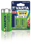 Varta Batteri NiMH C/LR14 1.2 V 3000 mAh R2U 2-pack