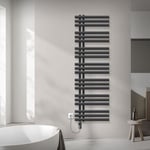 Radiateur électrique de salle de bains LuxeBath Iron EM 500x1600 mm - Anthracite - 900W