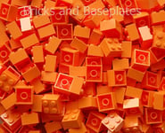 LEGO BRICKS 50 x ORANGE 2x2 Pin - From Brand New Sets Sent In a Clear Sealed Bag