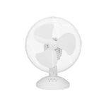 Ventilateur De Table Oceanic - 30w - Diametre 23 Cm - 2 Vitesses - Oscillant - Blanc Oceanic