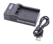 vhbw Chargeur USB de batterie compatible avec Casio Exilim EX-H15 HI-Zoom batterie appareil photo digital, DSLR, action cam