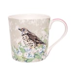 Tuppence A Bag Song Thrush Fine Bone China Mug In Gift Box Bird Themed