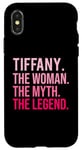 iPhone X/XS Tiffany The Woman The Myth The Legend Funny Valentine's Day Case