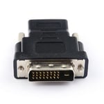 Adaptateur DVI mâle vers HDMI femelle Temium Noir