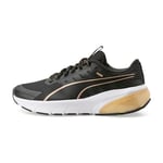 Puma Women Cell Glare Wns Road Running Shoes, Puma Black-Puma Gold-Puma White, 37 EU