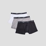 DIM - lot 3 boxers dim gris homme