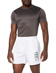 Canterbury Tactic Short de Rugby Homme, Blanc, FR : S (Taille Fabricant : S)