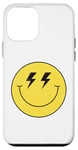 Coque pour iPhone 12 mini Yeux lumineux jaunes des années 70 souriant souriant