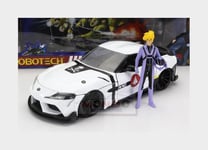 1:24 JADA Toyota Supra With Roy Focker Figure Robotech 2020 253255052-33682