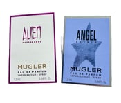 Thierry Mugler Angel Elixir EDP + Alien Hypersense 1.2ml Sample Travel Size Vial