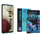 3x For Samsung Galaxy A12 TEMPERED GLASS Clear Screen LCD Protector Guard Cover