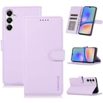 FUNHULLUN Coque pour Samsung Galaxy A05S,Housse Premium en Cuir PU de Etui Portefeuille à Rabat pour PorteCartes avec Fonction Support,Bumper Magnétique Housse,Case pour Samsung Galaxy A05S Violet