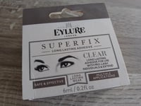 Eylure Long Wear Lash Glue Individual False Fake Eye Lashes CLEAR Finish 6ml