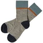 FUB 2-pack Colour Block-sockor Hazel Melange | Beige | 33-36 EU