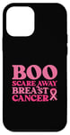 Coque pour iPhone 12 mini Ruban rose chimio cancer du sein femme Halloween