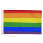 AZ FLAG Drapeau Arc-en-Ciel 45x30cm - PAVILLON Gay - Rainbow Flag 30 x 45 cm Haute qualité