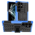 Samsung Galaxy S23 Ultra      Heavy Duty Case    Blue