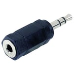 Tru Components - Adaptateur jack Jack mâle 3.5 mm - Jack femelle 3.5 mm mono Nombre de pôles:2 1 pc(s) S306741