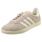 adidas Gazelle Mens Fashion Trainers in Wonder Beige Off White - 12.5 UK