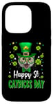 Coque pour iPhone 14 Pro Cat St Patricks Day St Catricks Day Lucky Charm Cats Lovers