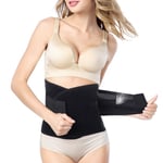 Waist Trainer Midjetränare Shapewear Stretch Smal Midja (S) svart