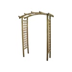 Pergola Gazebo pour Jardin en Bois de Pin Imprégné cm180x70x220h Pergola