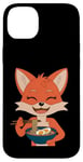 iPhone 14 Plus Happy Fox with Ramen Kawaii Food Design Case