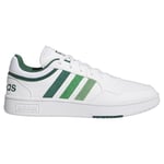 adidas Homme Hoops 3.0 Low Classic Vintage Shoes Chaussures, Cloud White/Collegiate Green/Green, 43 1/3 EU