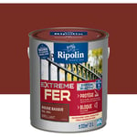 Ripolin - Peinture pour Fer Extérieur - Brillant - 2L - Rouge Basque ral 3004