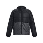 Men's Coat Under Armour UA Storm Insulated Hooded Jacket in Black