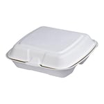 Tessera Bio Products QC2320S3C Lot de 100 Barquettes Alimentaires, Boîtes à Sucre en 3 Parties Blanc Longueur 23 cm Largeur 20 cm