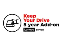 Lenovo Keep Your Drive Add On - Utökat Serviceavtal - 5 År - För Thinkpad P1  P1 (2Nd Gen)  P1 Gen 4  P16 Gen 1  P17 Gen 1  P43  P51  P52  P53  P72  P73