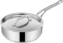 Tefal Jamie Oliver Cook's Classics Stainless Steel Saute Pan, 24 cm, Non-Stick